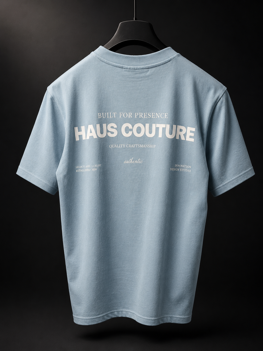 Block Tee - Chambray Blue