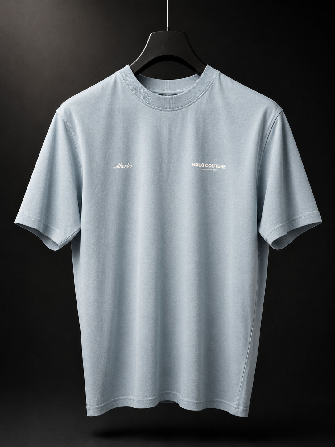 Block Tee - Chambray Blue